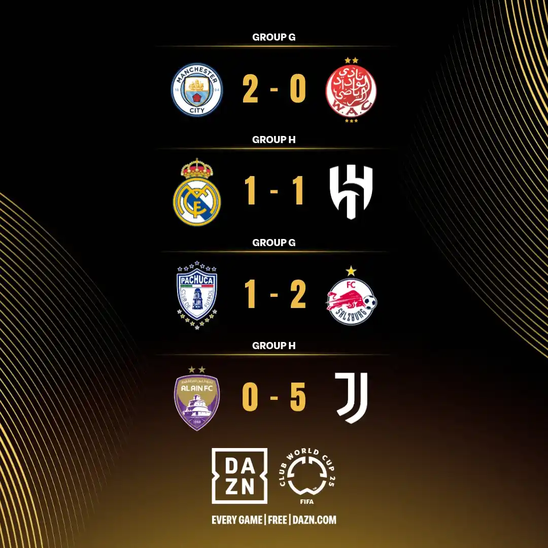 Image from Fútbol Al Día: *¡LOS RESULTADOS DE HOY!* Finalmente se cierra la fecha 1 del Mundial ...