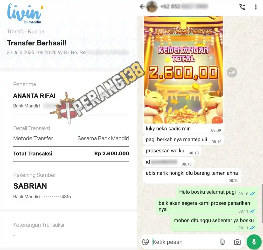 Image from Sticker anomali: Lucky neko hadir lagi buat kalian,kemenangan dari pgsoft mainkan denga...