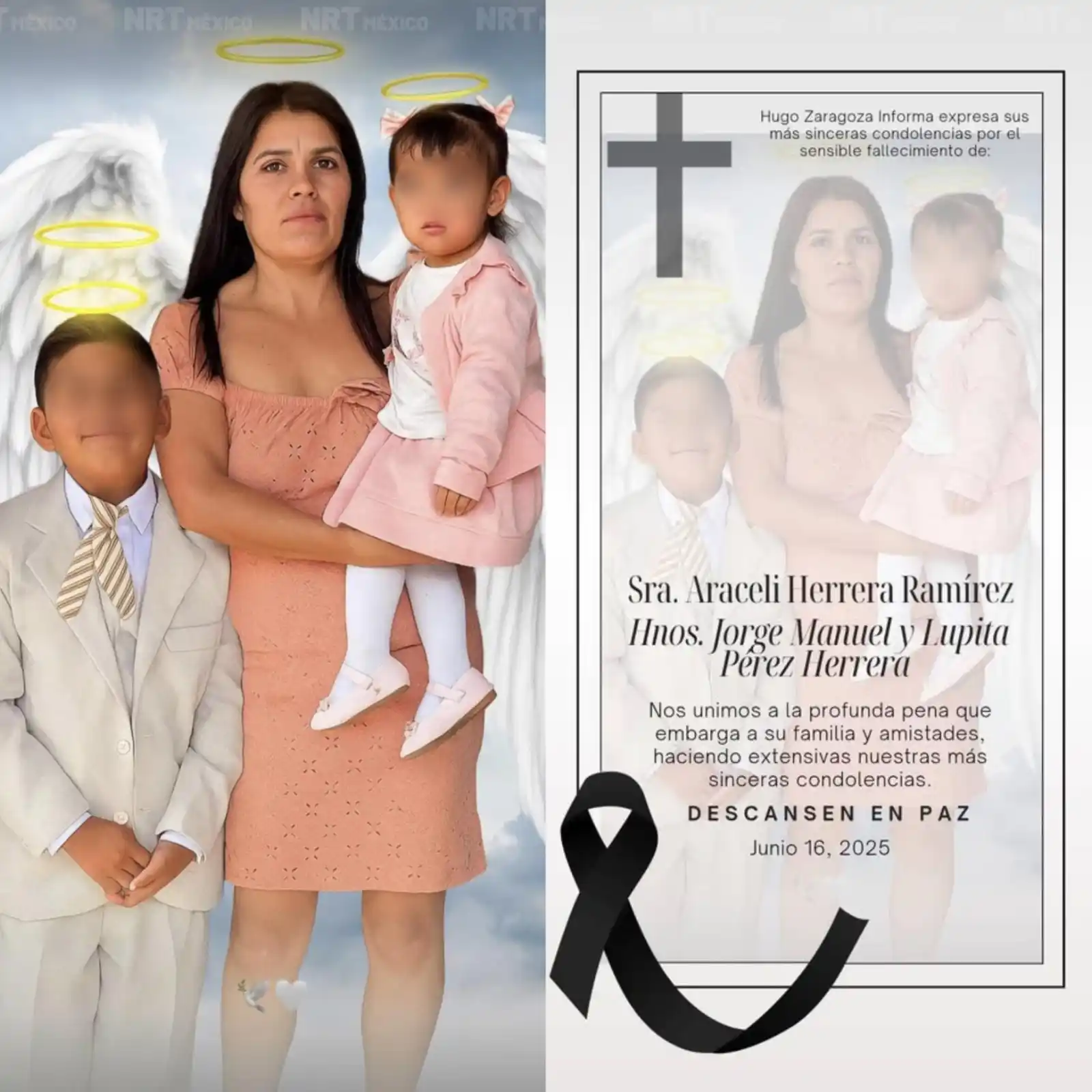 Image from NRT México: ✝️🎓 *Lupita y Jorge Manuel estaban emocionados por graduarse del kínd...