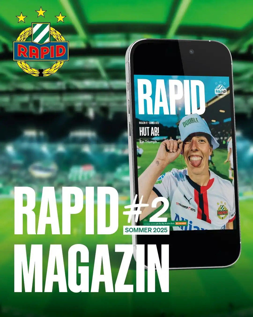 Image from SK Rapid: 👀 *MAGAZIN <a class="text-blue-500 hover:underline cursor-pointer" hr...
