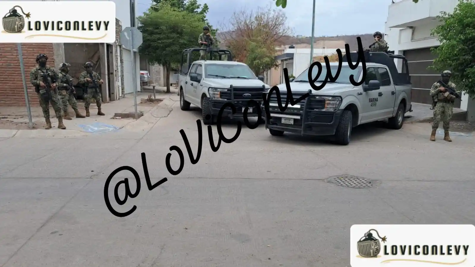 Image from LoViConLevy: Marinos aseguran una casa en Alturas de Sur de Culiacán, trasciende el...