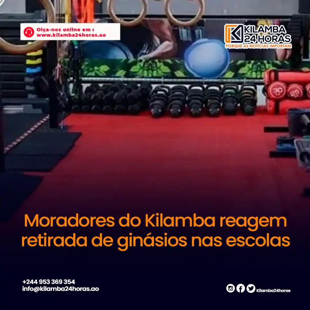 Image from KILAMBA 24 HORAS: MORADORES DO KILAMBA REAGEM RETIRADA DOS GINÁSIOS NAS ESCOLAS!!!  Um f...