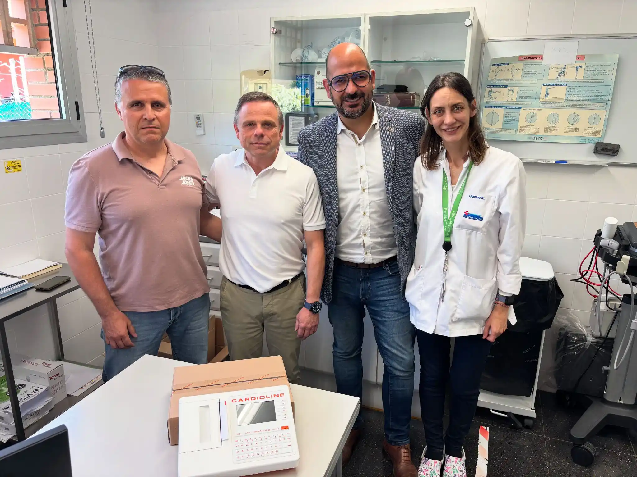 Image from Ajuntament de Peralada: 🏥 *Nou electrocardiògraf al Consultori Mèdic de Vilanova de la Muga* ...