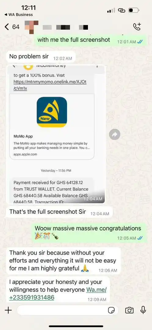 Image from Quotes & Inspiration✞: Payment received from trust wallet successfully text me now to purchas...