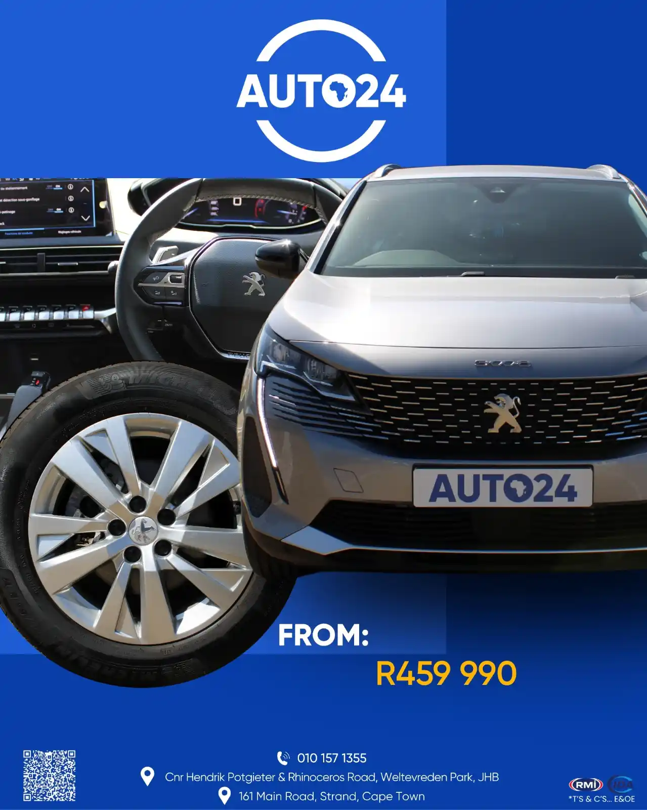 Image from AUTO24.co.za 🇿🇦: Peugeot 3008 Active, Demo, 2024, Automatic at R459 990.00 👍 Finance a...