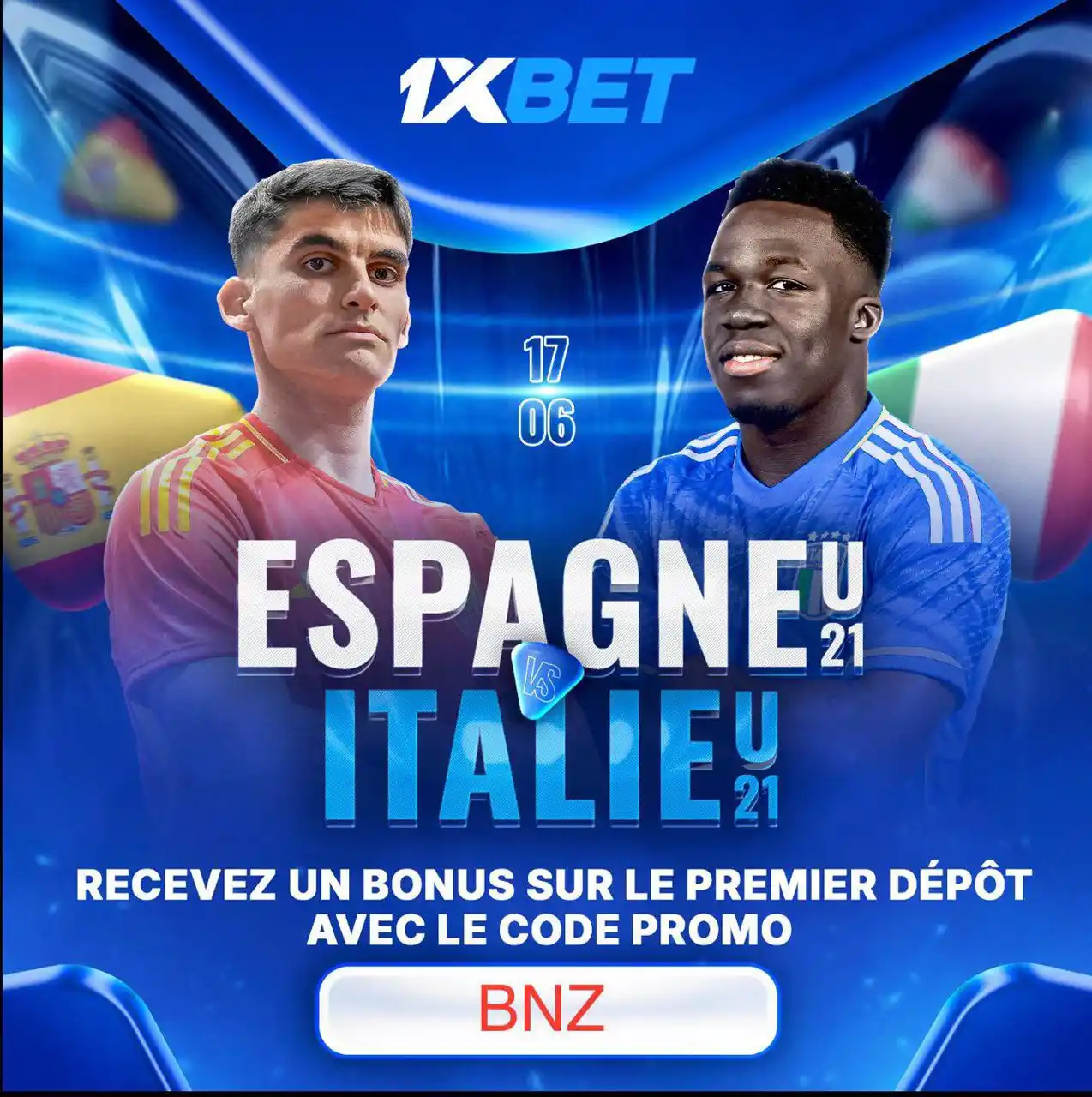 Image from BrazzaNews : [𝗣𝗨𝗕𝗟𝗜𝗖𝗜𝗧𝗘́] Football -⚽⚽ 🏆 - U21  :  Espagne- Italie , ce M...