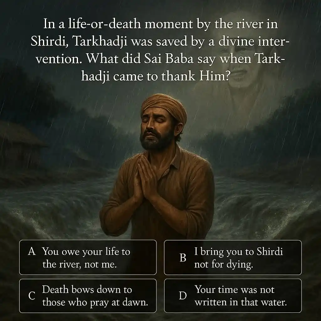 Image from Sai Yug Network: *Sai Essence Quiz for June 21 is now live:* https://quiz.saiyugnetwork...