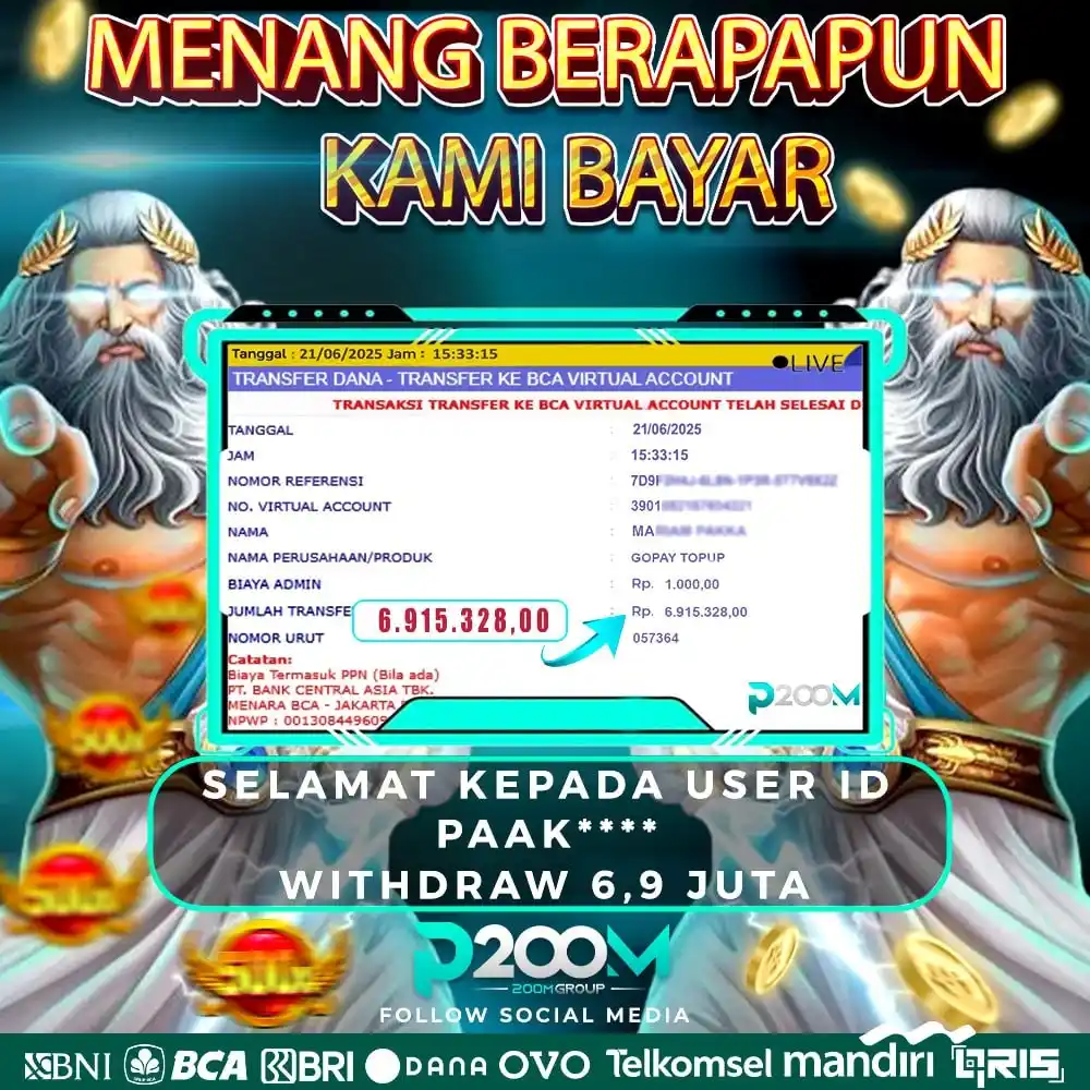 Image from SLOT P200M GACOR: SELAMAT KEPADA MEMBER YANG TELAH MENANG DI P200M ! DAFTAR DI P200M SEK...