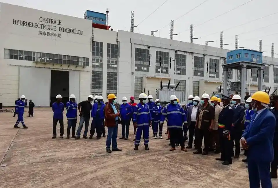 Image from BrazzaNews : Situation critique à la centrale hydroélectrique d’Imboulou. La centr...