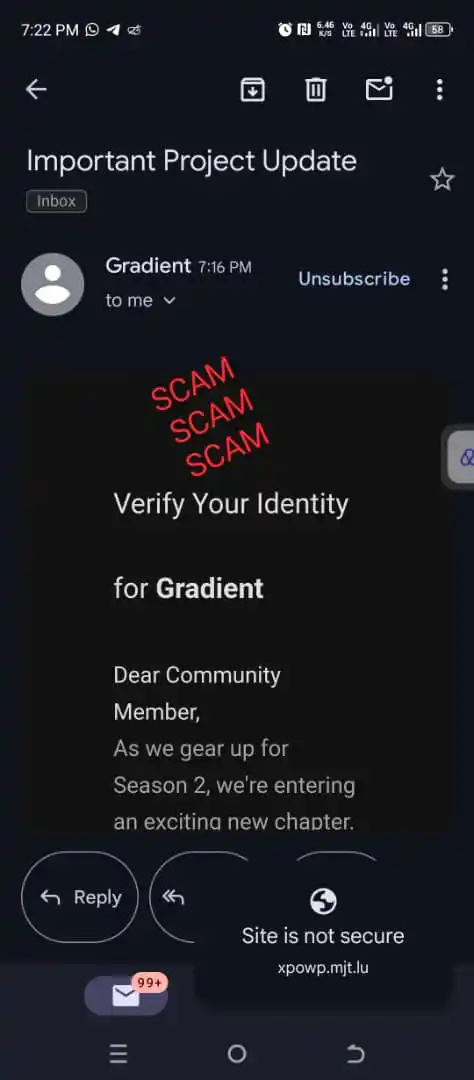 Image from ULTINEX Crypto HUB: Take note of this trending on Gradient❌❌❌...