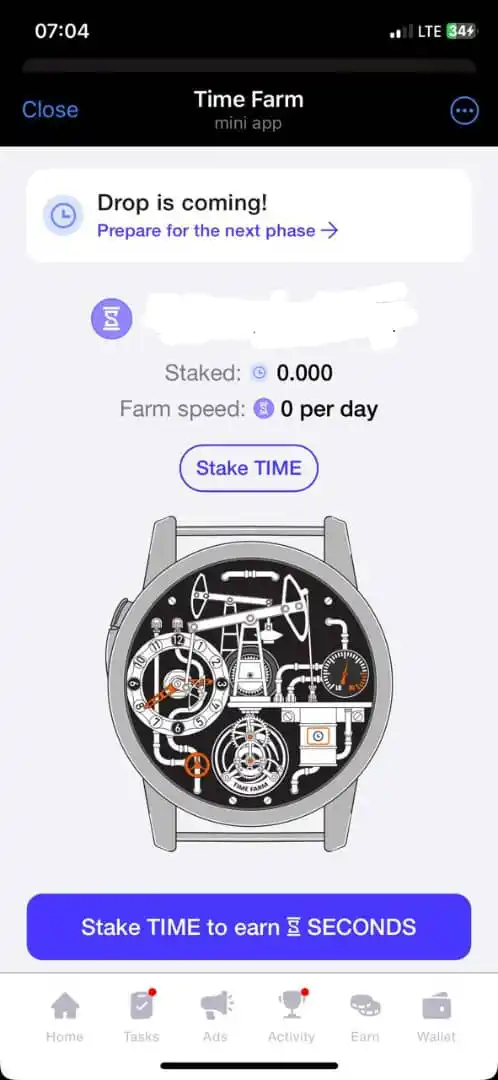 Image from ULTINEX Crypto HUB: TIMEFARM UPDATE TimeFarm Mining with Clock has ended!!! Now, you can...