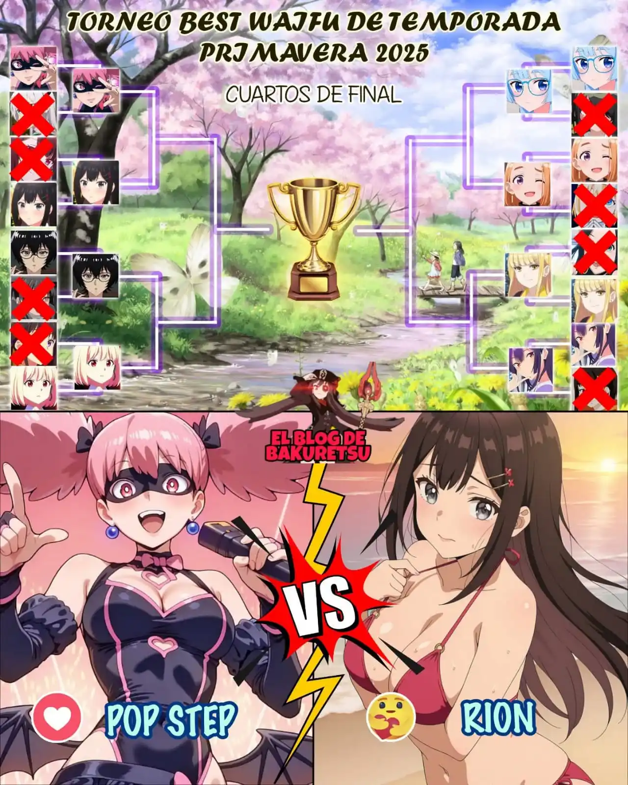 Image from CSC LAB - Anime Cast: 🏆"TORNEO DE BEST WAIFU DE TEMPORADA" PRIMAVERA-JAPÓN 2025 CUARTOS DE ...