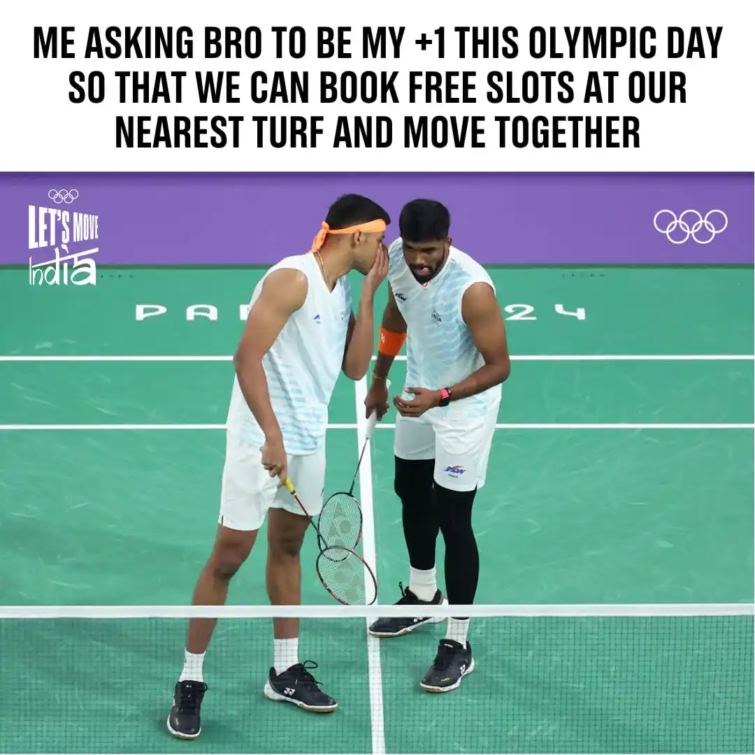 Image from Olympic Khel: *We’ve booked the turf. You bring your +1!*🤩 Celebrate Olympic Day b...