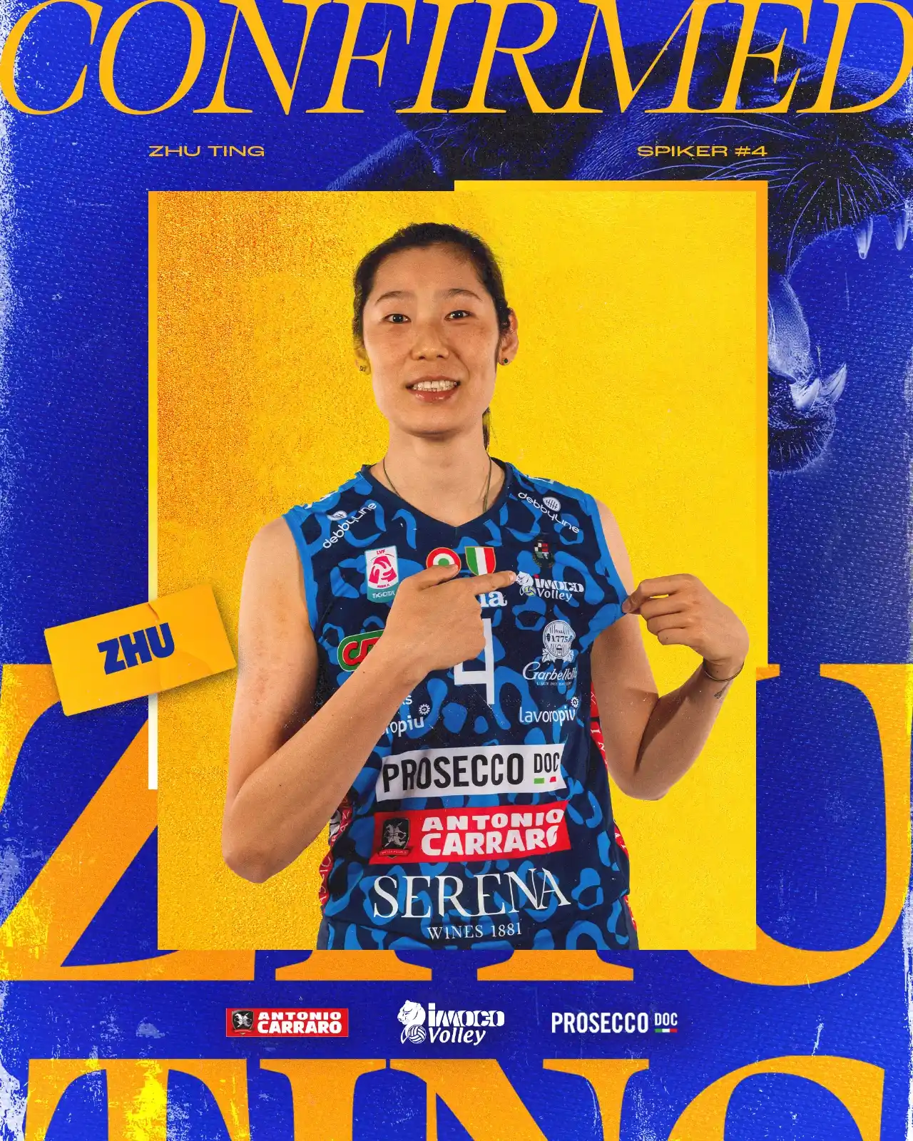 Image from Imoco Volley: 🌟 ZHUPERSTAR: CAPITOLO II! La star cinese Zhu Ting è confermata alla ...