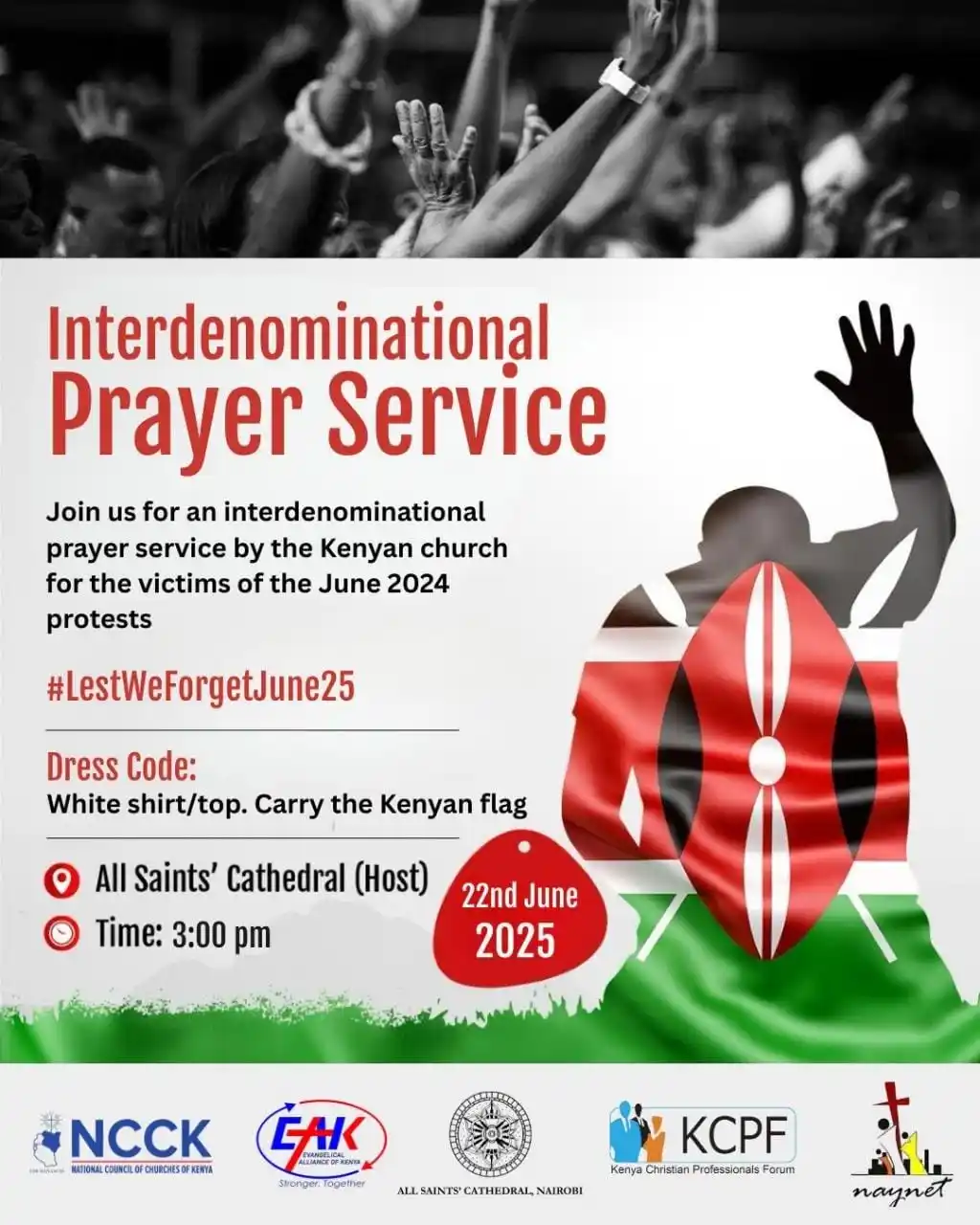 Image from KENYA ON WATCH 🇰🇪: *3pm Sunday* 22nd June 2025: *All Saints Cathedral*...