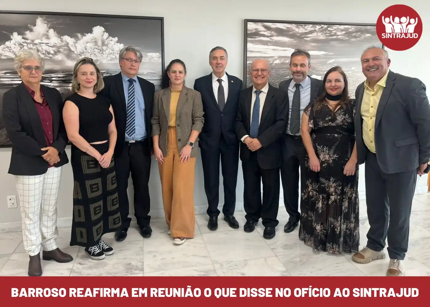 Image from Sintrajud Notícias: *Barroso reafirma em reunião ofício ao Sintrajud e dirigentes cobram n...