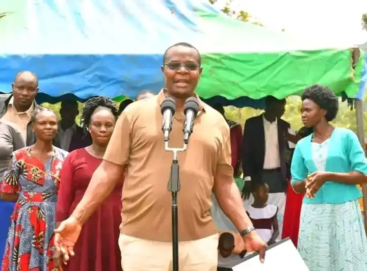Image from KENYA ON WATCH 🇰🇪: Busia Governor Paul Otuoma fires at Gachagua during an empowerment pro...