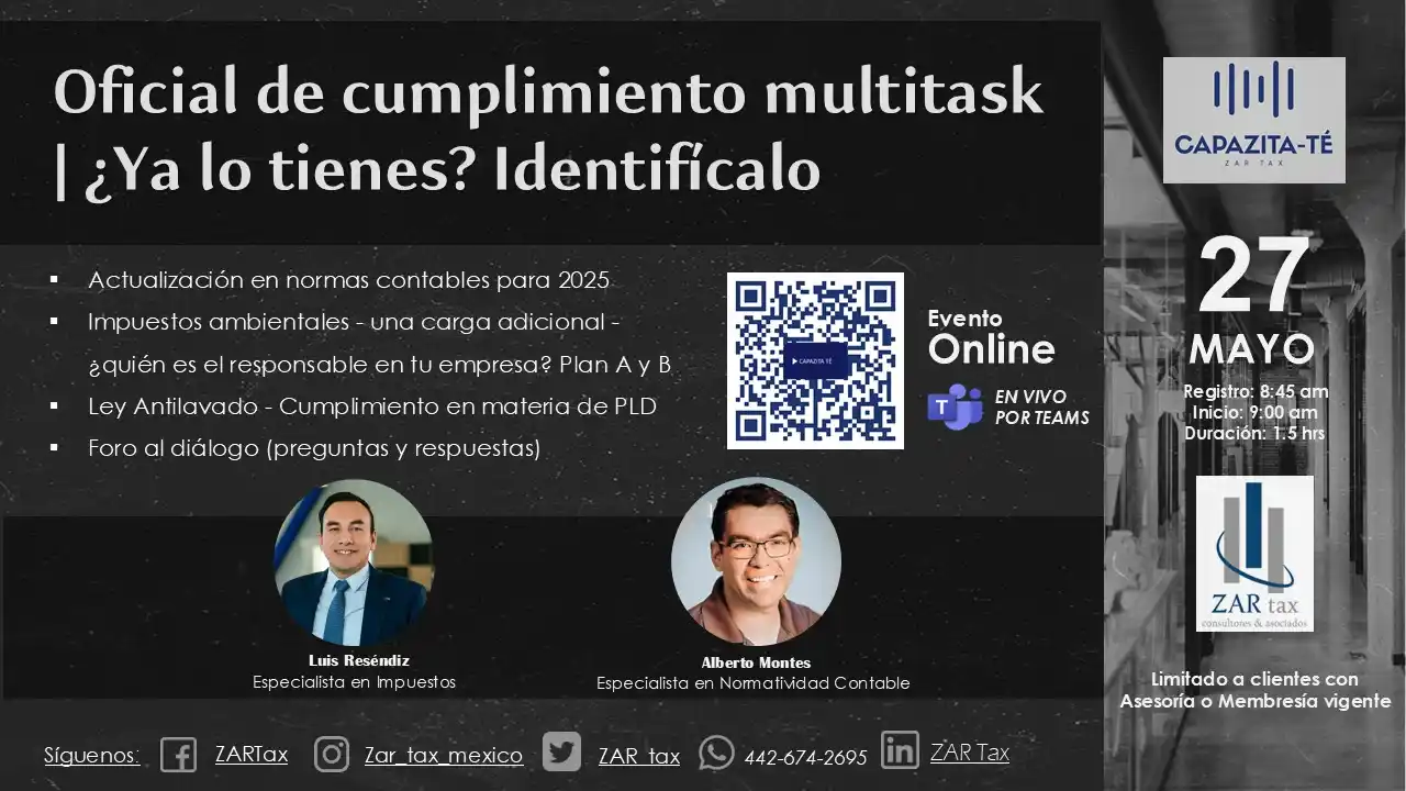 ZAR Tax Consultores y Asociados SC post