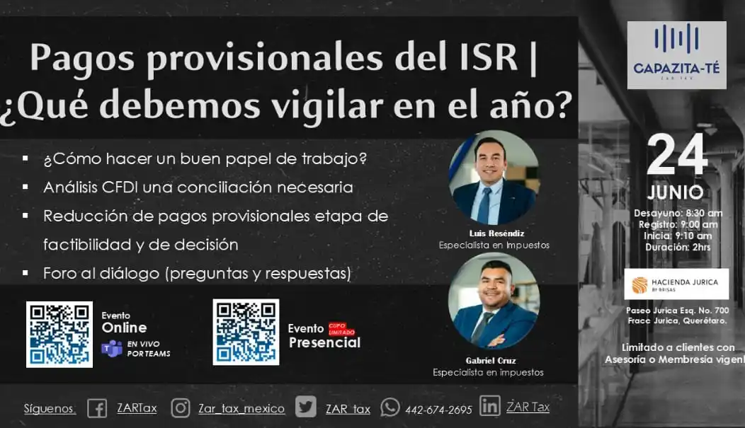 ZAR Tax Consultores y Asociados SC post