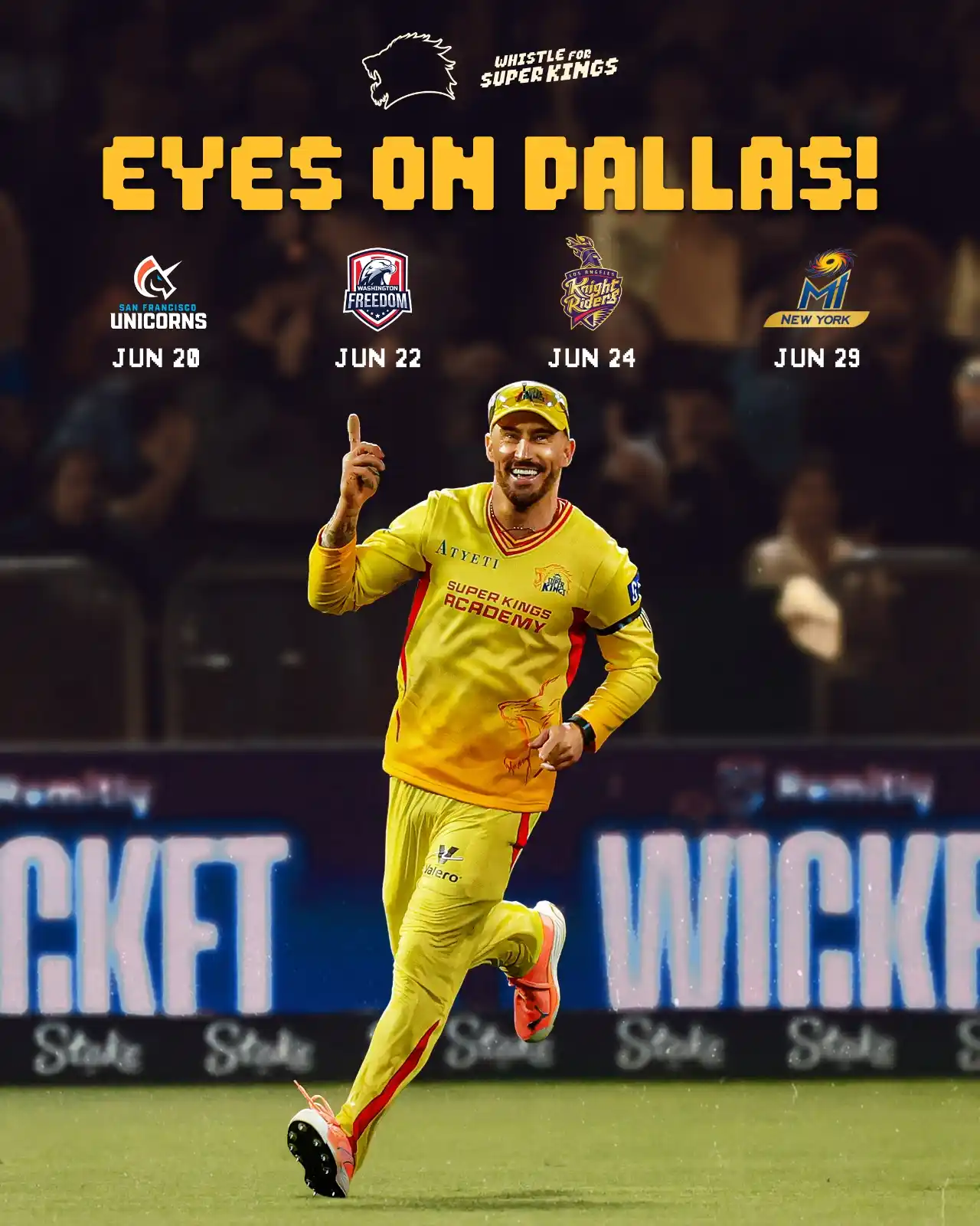 Image from Texas Super Kings: Captain’s Vision! 🧐 Dallas Mission! 💪  <a class="text-blue-500 hover...