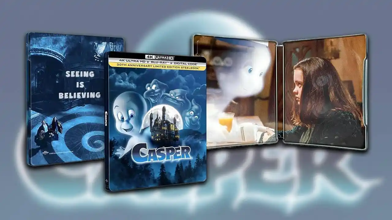 Image from INTO THE 4K Canale pre-order, offerte e news!: Casper 4k Steelbook Pre order 28 agosto! Ecco la foto!! https://amzn....