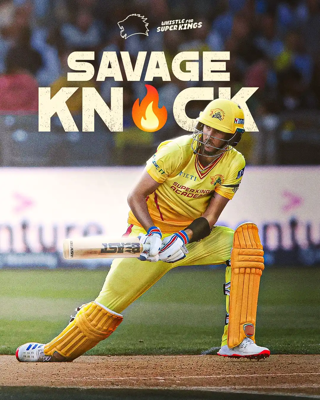 Image from Texas Super Kings: Composed under fire! 🔥💪  <a class="text-blue-500 hover:underline cur...