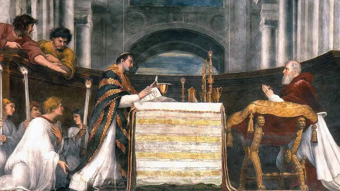 Image from Templário de Maria | Formação Católica, Oração, Liturgia, Notícias e muito mais...: *Conheça o milagre eucarístico que deu origem à Solenidade de Corpus C...