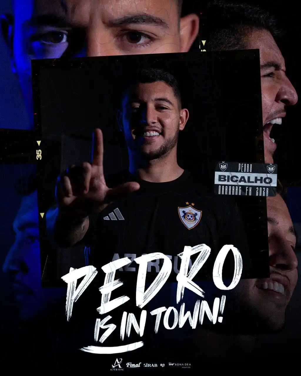 Image from QARABAĞ FK 💙🤍: ✅ Daha əvvəl xəbər verdiyimiz kimi, Pedro Bicalho “Qarabağ”da❗️  🇧🇷 ...