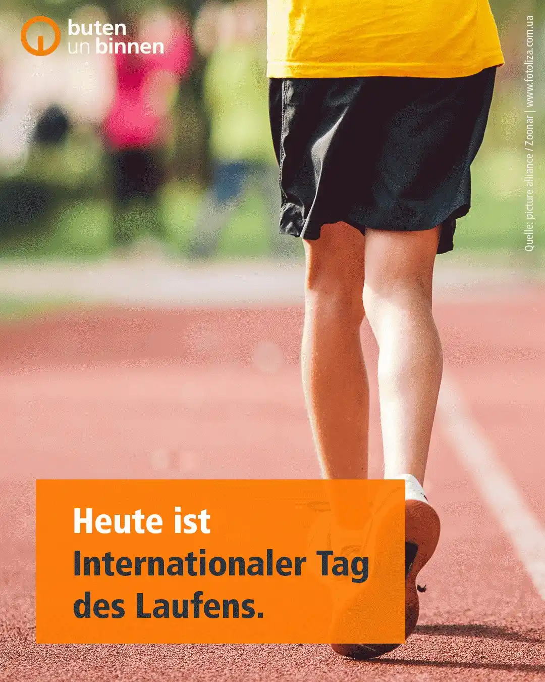 Image from buten un binnen: 🏃♀️🏃♂️Der erste Mittwoch im Juni ist Internationaler Tag des Laufe...