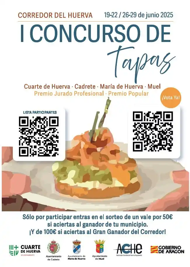 Image from Ayuntamiento de Cuarte de Huerva: 🥄✨ ¡El sabor del verano se vive en el Corredor del Huerva! Del 19 al...