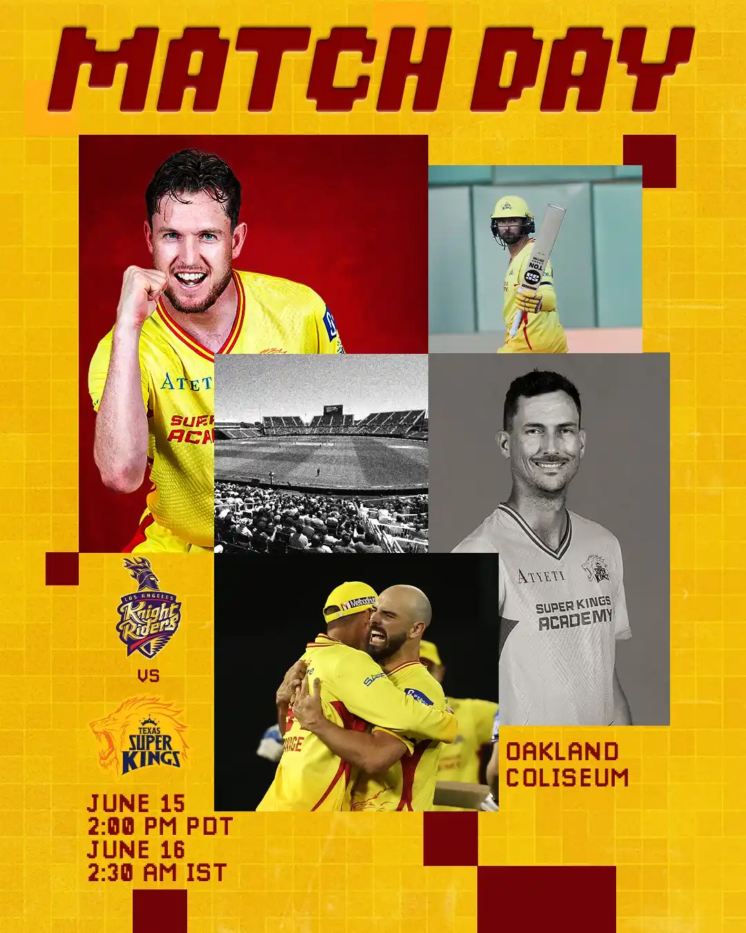 Image from Texas Super Kings: Energy stays high! 🤩 Now it's time to turn it into a streak! 💪🏏 <a...