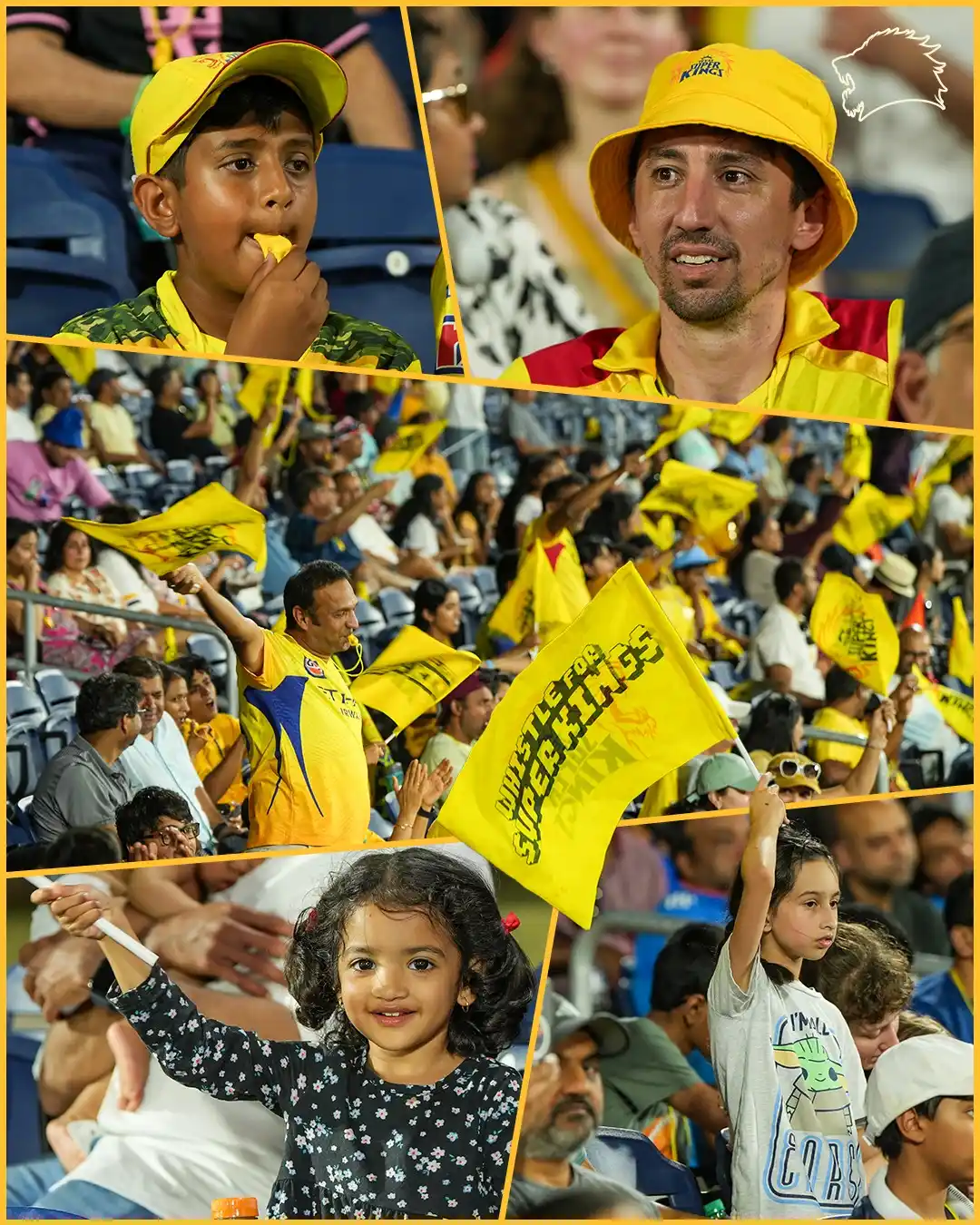 Image from Texas Super Kings: Every smile. Every cheer. 😊 The Superfans’ Story in Frames! 🫶  <a cl...