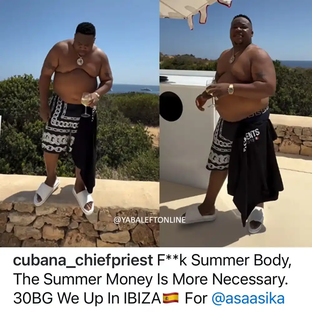 Image from YabaLeftOnline Media: "F**k summer body, the summer money is more necessary" - Cubana Chief ...