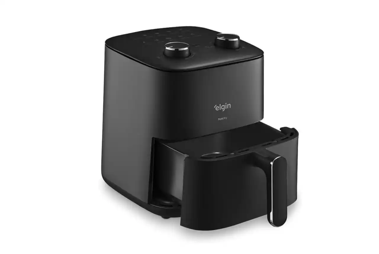 Image from PROMO TUDO : 💥 Fritadeira de Ar Petit Fry Elétrica 3.7L Elgin – Cor Preto 🤑 R$ 1...