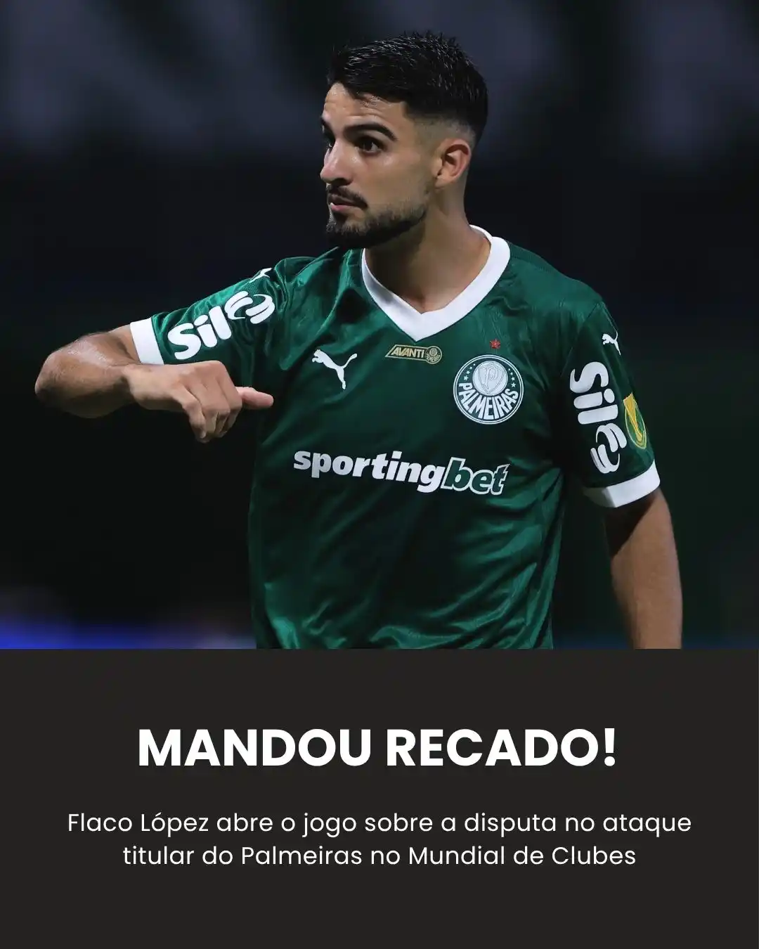 Image from Bolavip | Sou Palmeiras: ⚽ Gol, pressão e decisão! Flaco quer sua vaga no ataque do Verdão!  🗞...