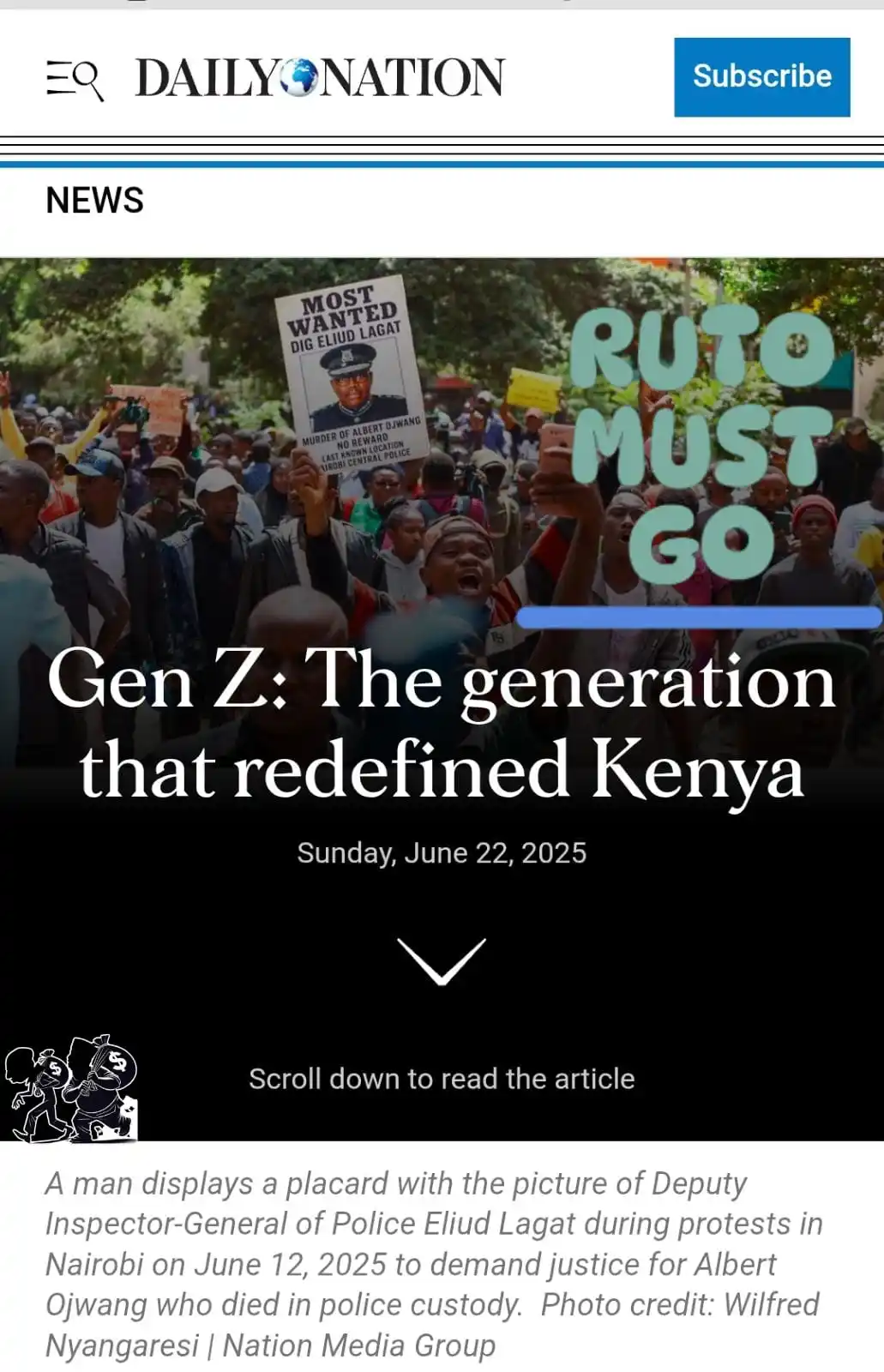 Image from KENYA ON WATCH 🇰🇪: *GoonZ* & *LootAll Regime*: *Time Is Running Very Short‼️* The RAO-R...