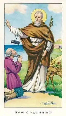 Image from Templário de Maria | Formação Católica, Oração, Liturgia, Notícias e muito mais...: *Hoje celebramos São Calógero, o Eremita* São Calógero, foi um monge ...