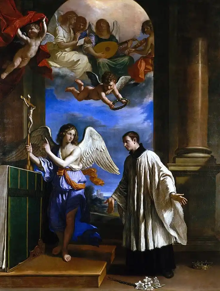 Image from Templário de Maria | Formação Católica, Oração, Liturgia, Notícias e muito mais...: *Hoje celebramos São Luís Gonzaga, padroeiro da Juventude*  Neste dia ...