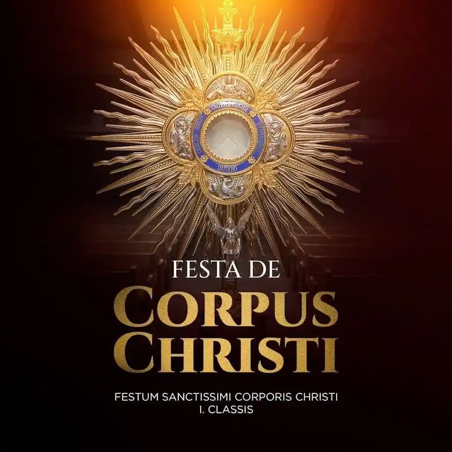 Image from Templário de Maria | Formação Católica, Oração, Liturgia, Notícias e muito mais...: *Hoje toda Igreja celebra Corpus Christi, a Solenidade do Santíssimo C...