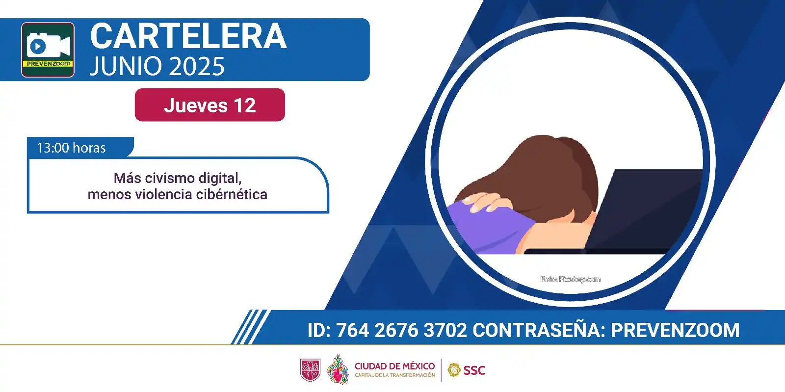 Image from Secretaría de Seguridad Ciudadana de la Ciudad de México: https://acortar.link/CXzE95 Te invitamos a participar en la conferenci...