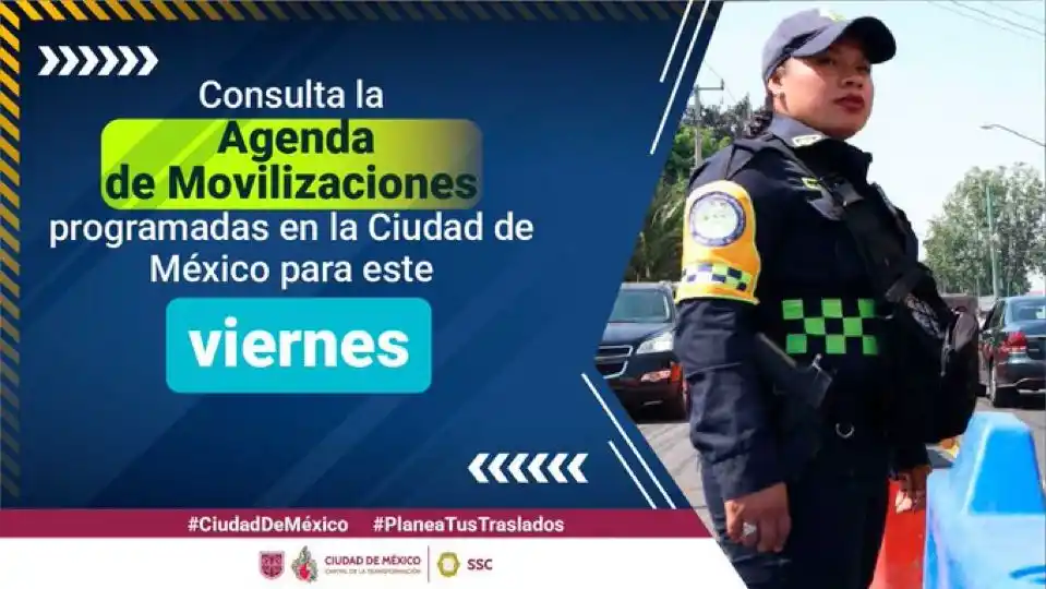 Image from Secretaría de Seguridad Ciudadana de la Ciudad de México: https://acortar.link/v5ekwM Ciudad Segura | 📱 Consulta las movilizaci...