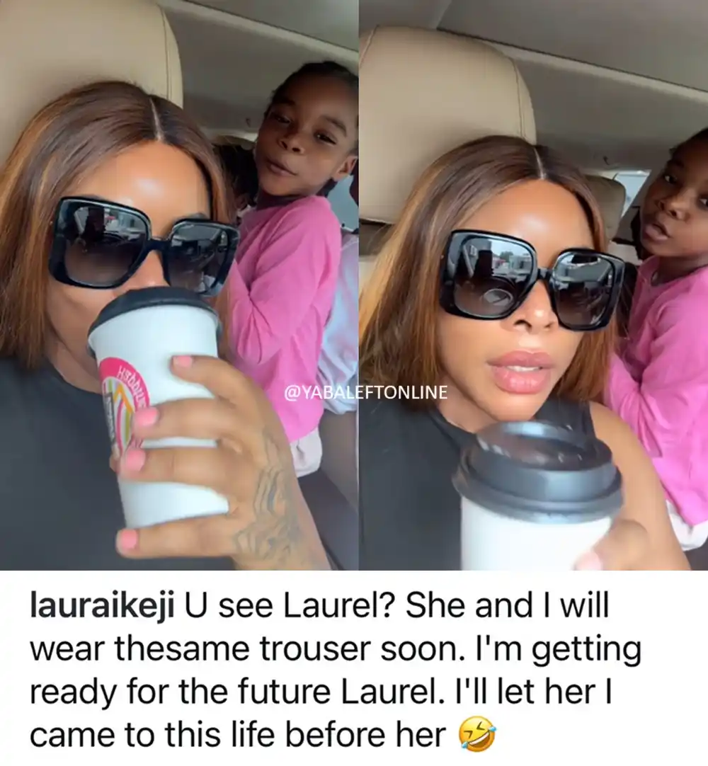 Image from YabaLeftOnline Media: "I like God, my mummy likes devil" – Businesswoman Laura Ikeji shares ...