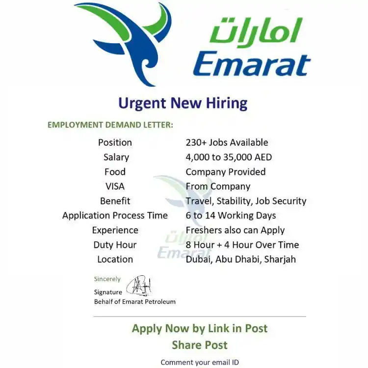 Image from DubaiCareer.ae: Job openings for✅Apply👉https://www.dubaicareer.ae/?s=Emarat+Petroleum...