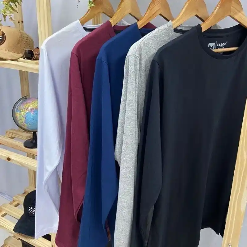 Image from PROMO TUDO : 💥 Kit 3 Camisetas Manga Longa Zaroc  🤑 R$ 44 🎟️ Cupom: MELIECAZETV ...