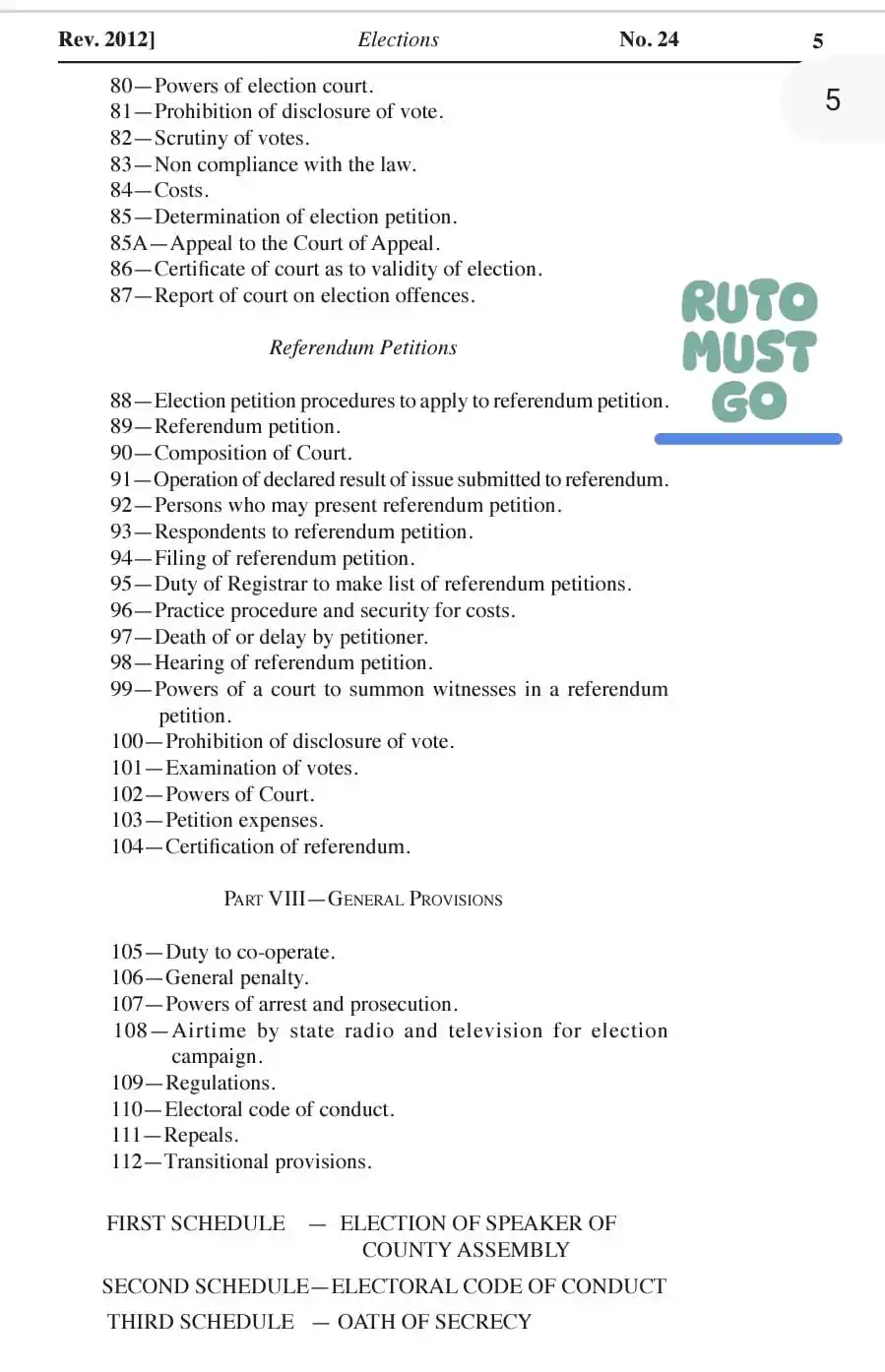 Image from KENYA ON WATCH 🇰🇪: KoW will soon provide our Followers with:- LAWS OF KENYA - THE ELECT...