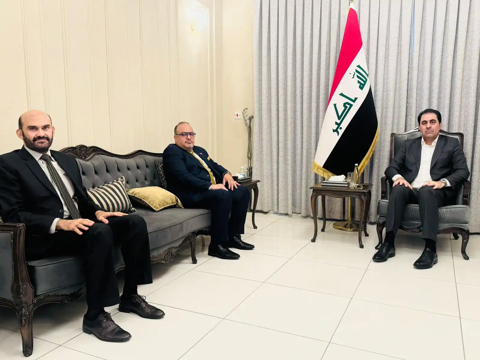 Image from مجلس النواب العراقي: مجلس النواب-الدائرة الاعلامية المندلاوي يستقبل رئيس مجلس الخدمة الات...
