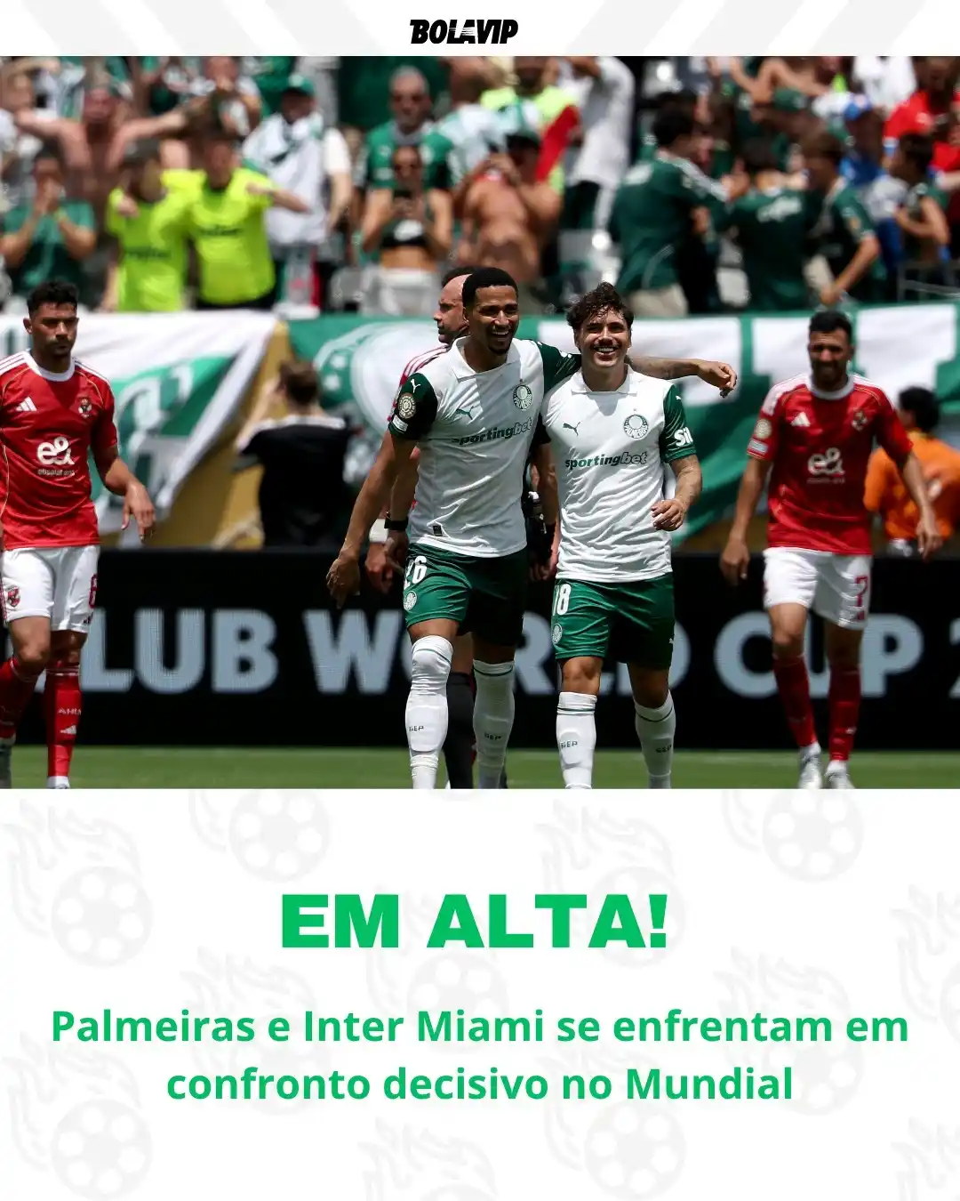 Image from Bolavip | Sou Palmeiras: PELA LIDERANÇA! Palmeiras e Miami chegam em ótimo momento ...   🗞️ ht...