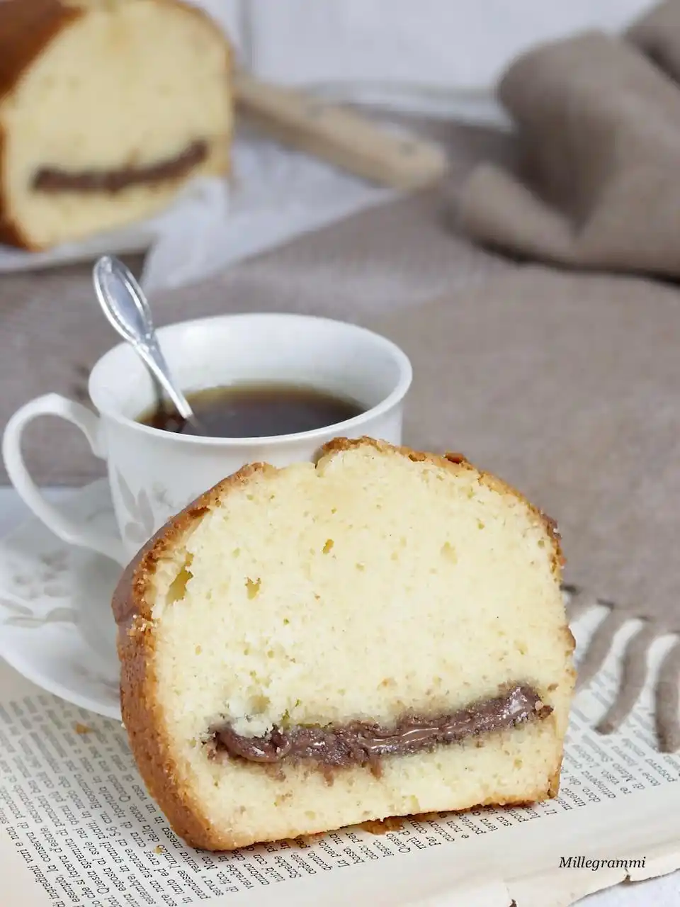 Image from Millegrammi - blog di cucina: Plumcake con sorpresa al cioccolato. Troppo buono👇 https://blog.giall...
