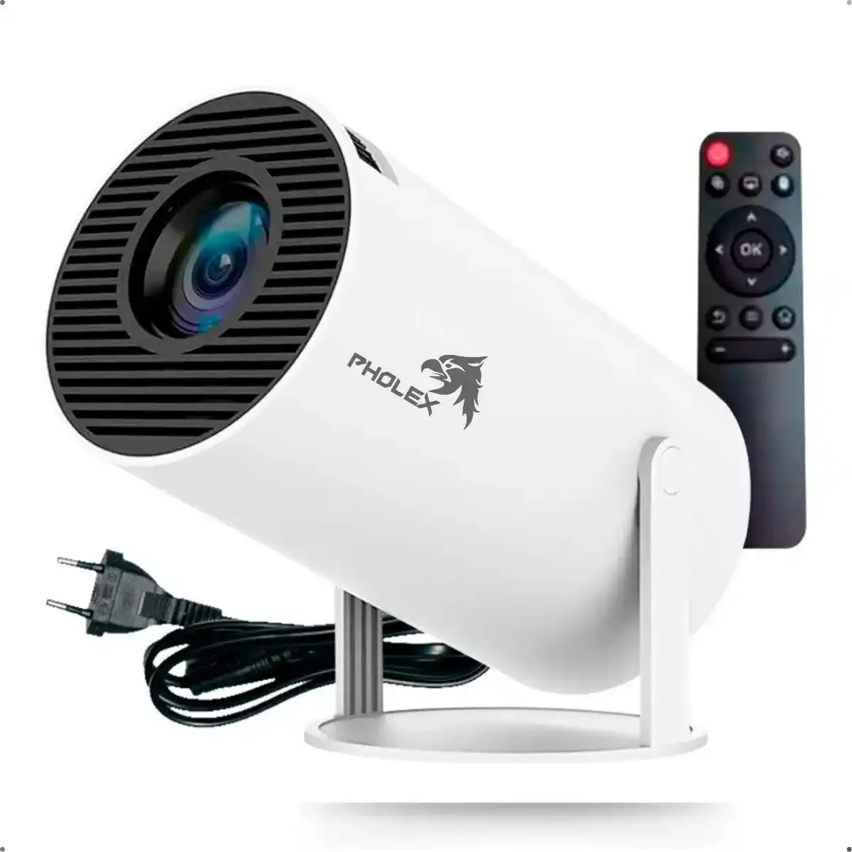 Image from PROMO TUDO : 💥 Projetor Portátil Pholex HY300  🤑 R$ 168,00 🎟️ Cupom: SUPERMELI20...