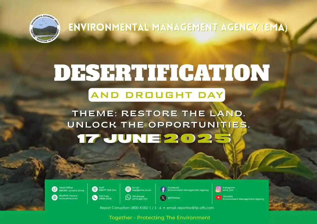 Image from Environmental Management Agency (EMA): 🌍 "Restore the land. Unlock the opportunities." 🌱 This <a class="tex...